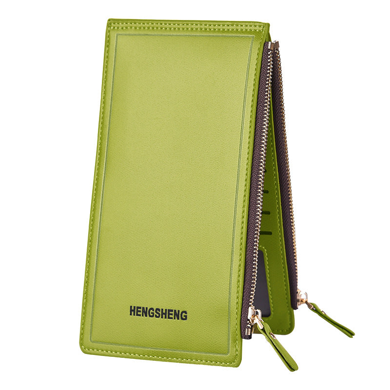 Ladies long zipper wallet