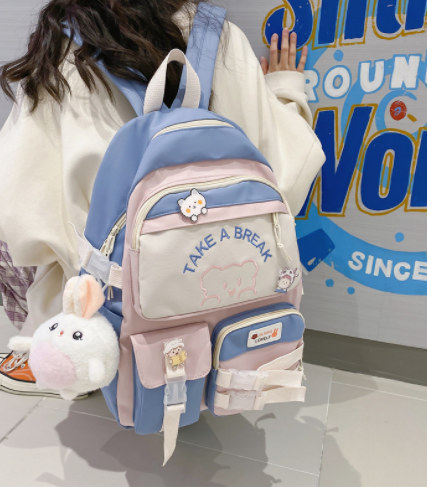Cute Junior High School Student Large-capacity Backpack
