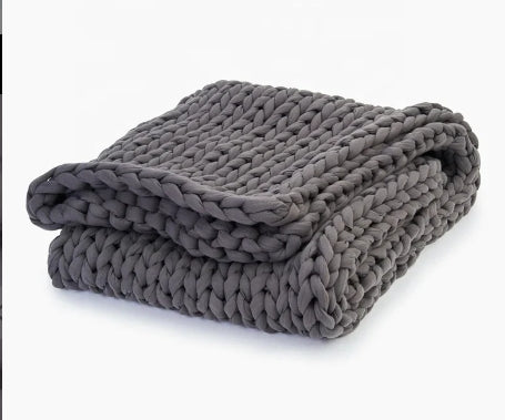 Thick Hand woven blanket