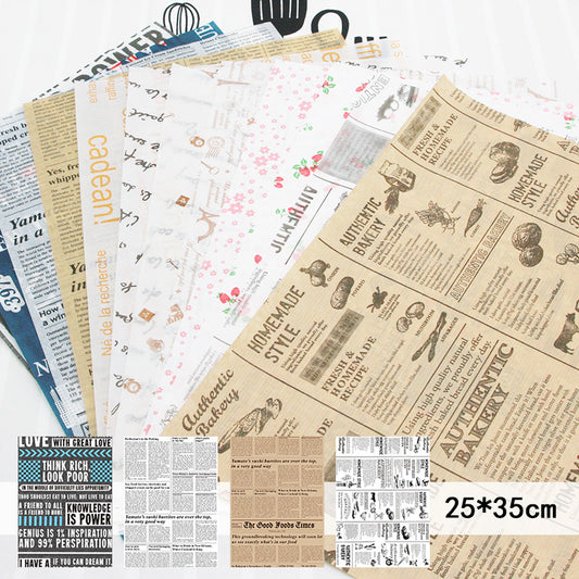 Baked Food Waterproof Rim Pad And Greaseproof Paper