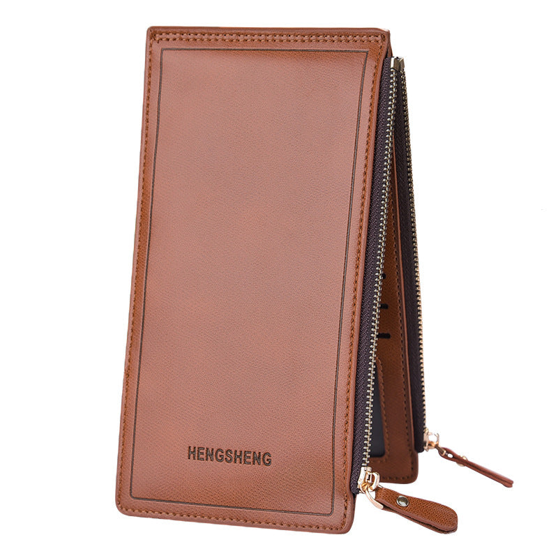 Ladies long zipper wallet