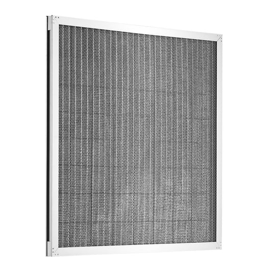 Electrostatic Air Filter, 20x20x1 inch Washable & Reusable Aluminum AC/HVAC Furnace Filter, MERV 8 Long Lifetime, Home or Office (Actual Size: 19.75 x 19.75 x 0.82 in)