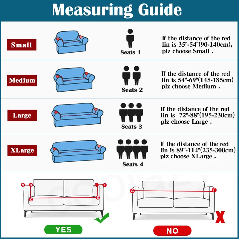 Elastic Sofa Covers for Living Room Sofa Cover Geometric Couch Cover Pets Corner L Shaped Chaise Longue Sofa Slipcover 1PC