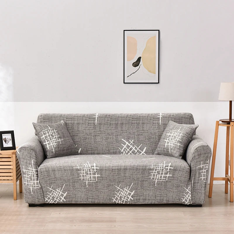 Elastic Sofa Covers for Living Room Sofa Cover Geometric Couch Cover Pets Corner L Shaped Chaise Longue Sofa Slipcover 1PC