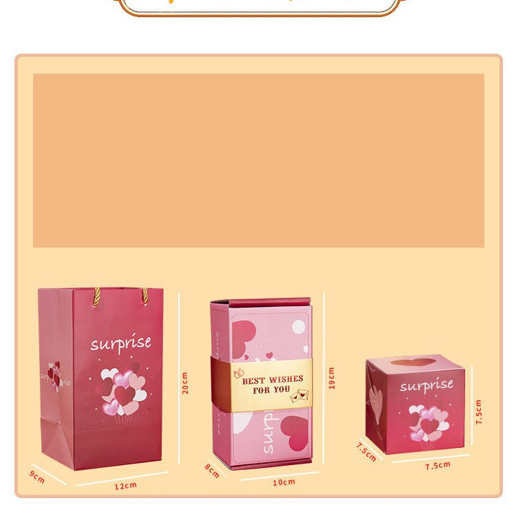 Surprise Box Gift Box Explosion Gift Box Surprise Bounce Box Diy Folding Paper Box Money Box Birthday Christmas Anniversary Gift