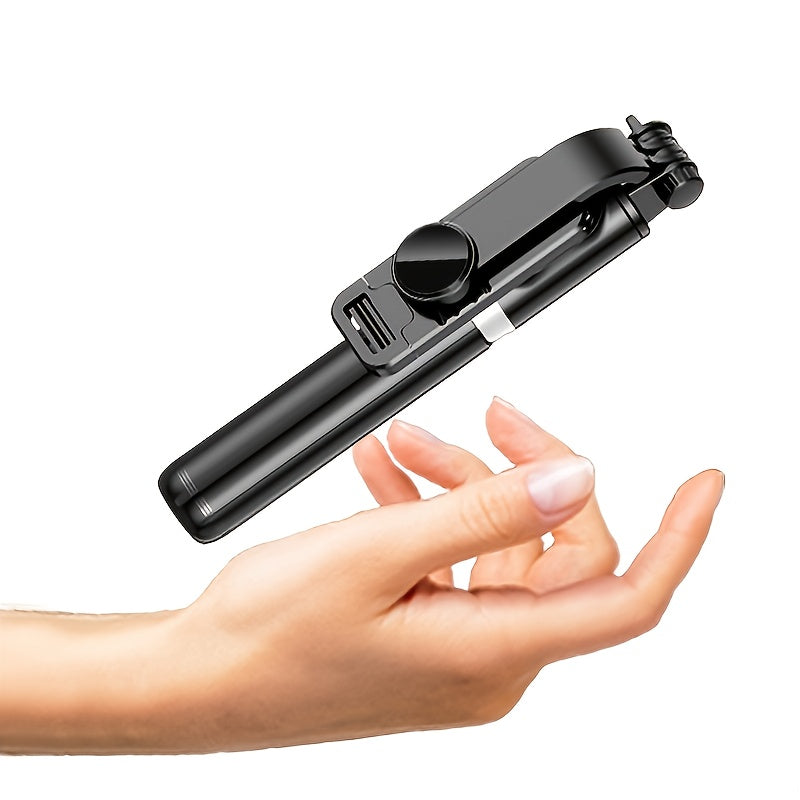 Selfie Stick Tripod With Wireless Remote Control, All In One Expandable Portable IPhone Tripod Selfie Stick, Compatible With IPhone 13 12 11 Pro Xs Max Xr X 8Plus 7, Galaxy Note10/S20/S10/OnePlus 9/9 PRO Etc.