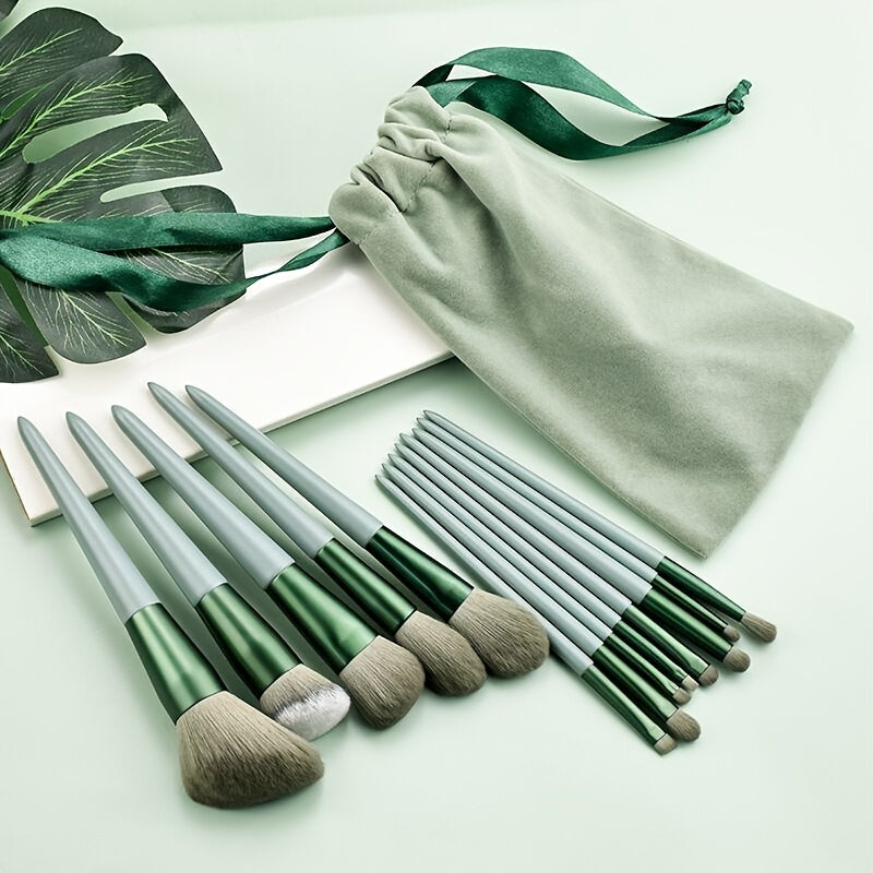 13 Pcs Professional Makeup Brushes, Eyeshadow Brushes, Blush Brushes