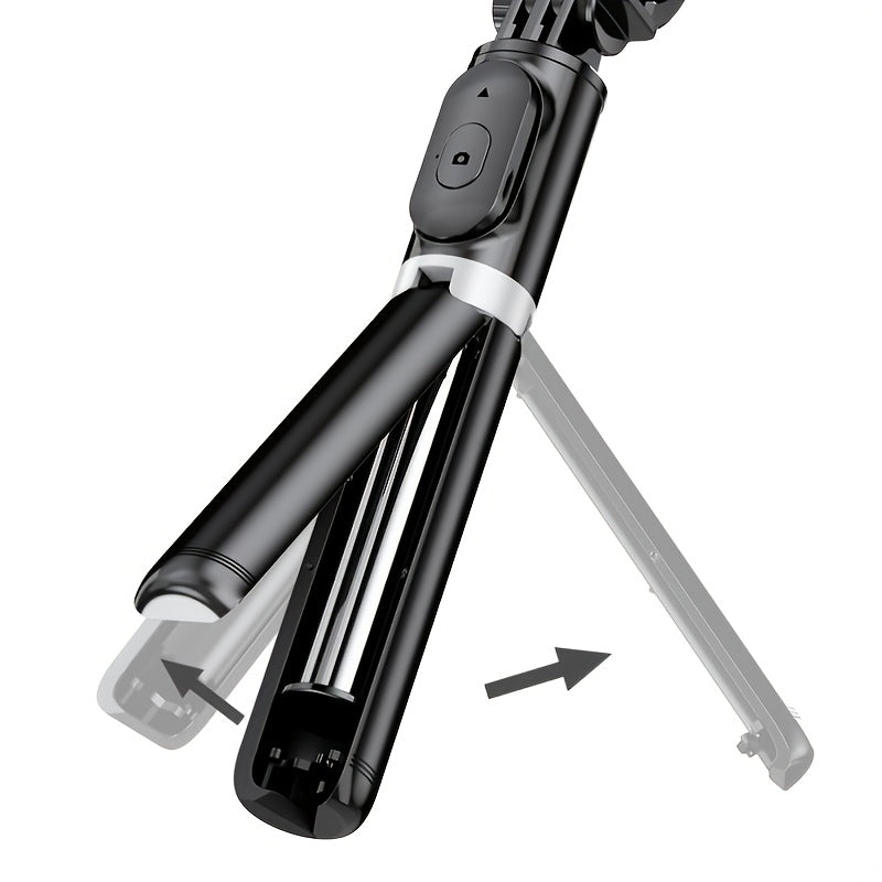 Selfie Stick Tripod With Wireless Remote Control, All In One Expandable Portable IPhone Tripod Selfie Stick, Compatible With IPhone 13 12 11 Pro Xs Max Xr X 8Plus 7, Galaxy Note10/S20/S10/OnePlus 9/9 PRO Etc.